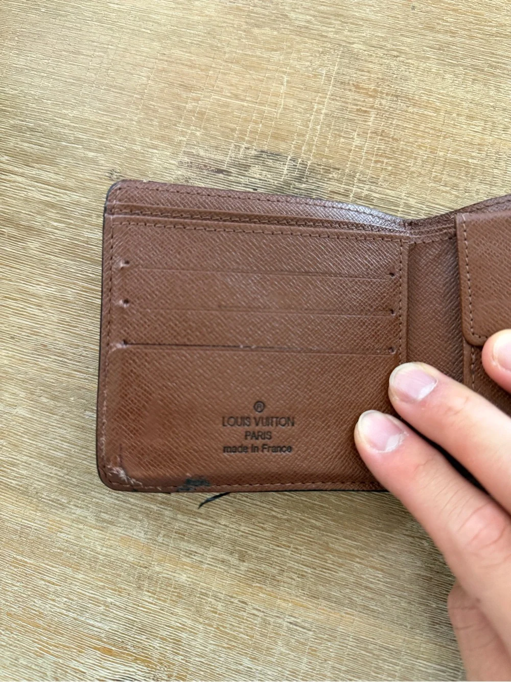Louis Vuitton Men’s Monogram Canvas Bifold Wallet